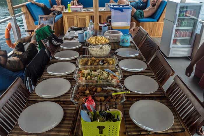 Dinner on Ratu Laut